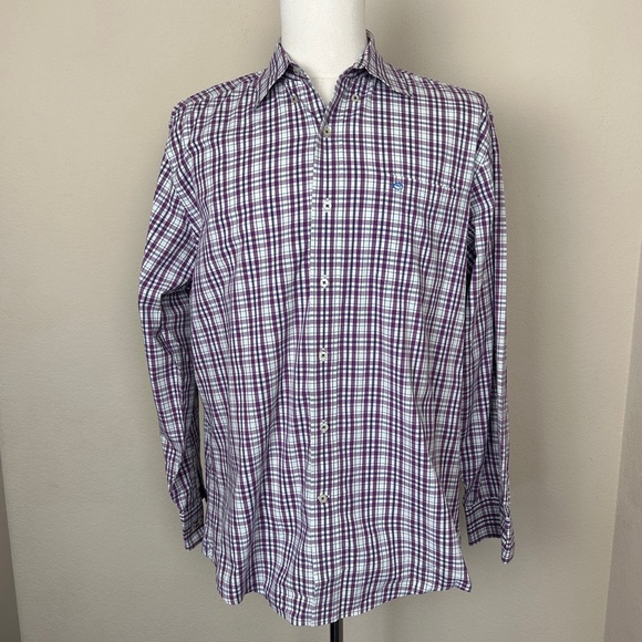 Southern Tide Men’s Plaid Check Button Down | Size L - Picture 1 of 8